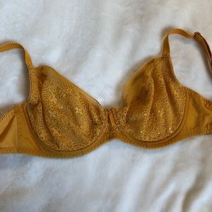 Freya expression plunge bra in California gold 30E